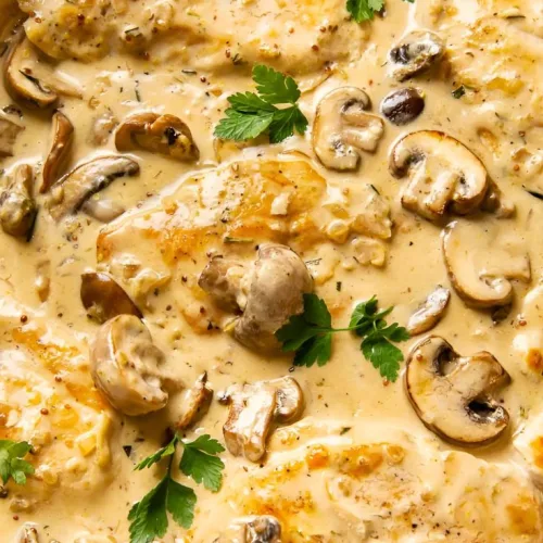 Juicy Chicken With Mushroom Sauce Recipe
