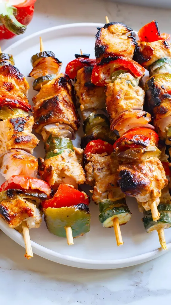 Lemon Greek Marinated Chicken Kabobs Recipe