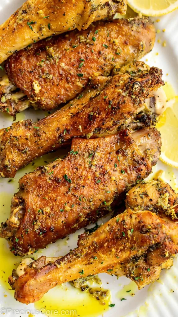 Lemon Pepper Turkey Wings