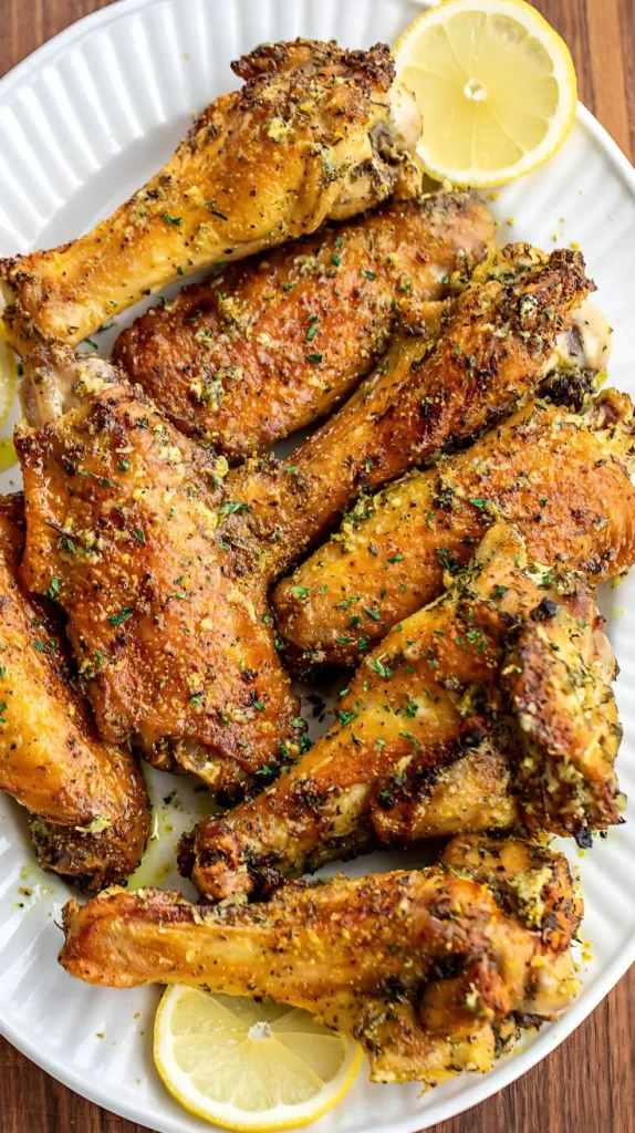 Lemon Pepper Turkey Wings