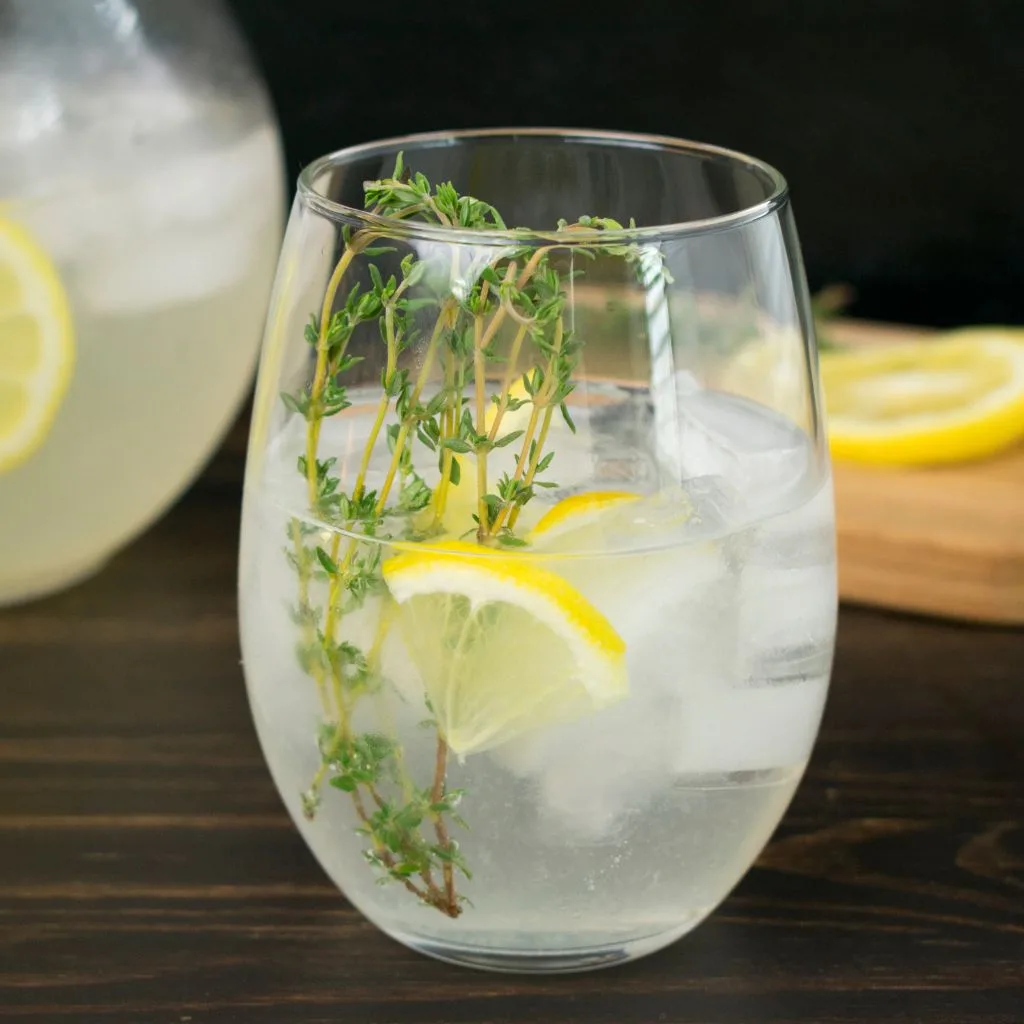 Lemon Thyme Gin Cooler