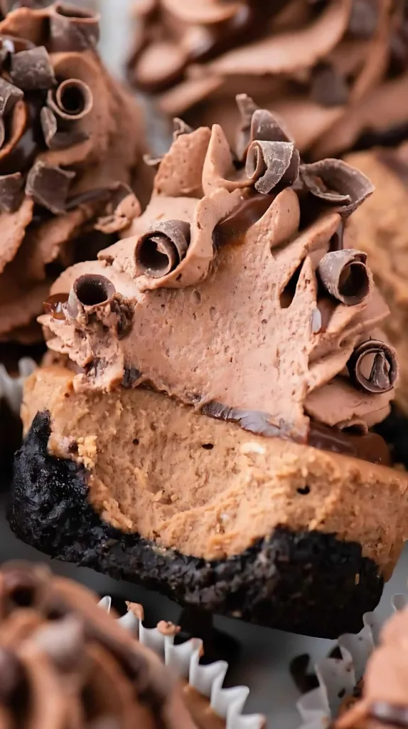 Mini Chocolate Cheesecakes Recipe