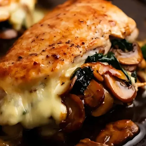 Mushroom-Stuffed Chicken Breast Recipe