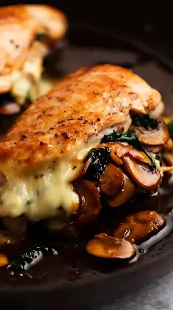 Mushroom-Stuffed Chicken Breast Recipe