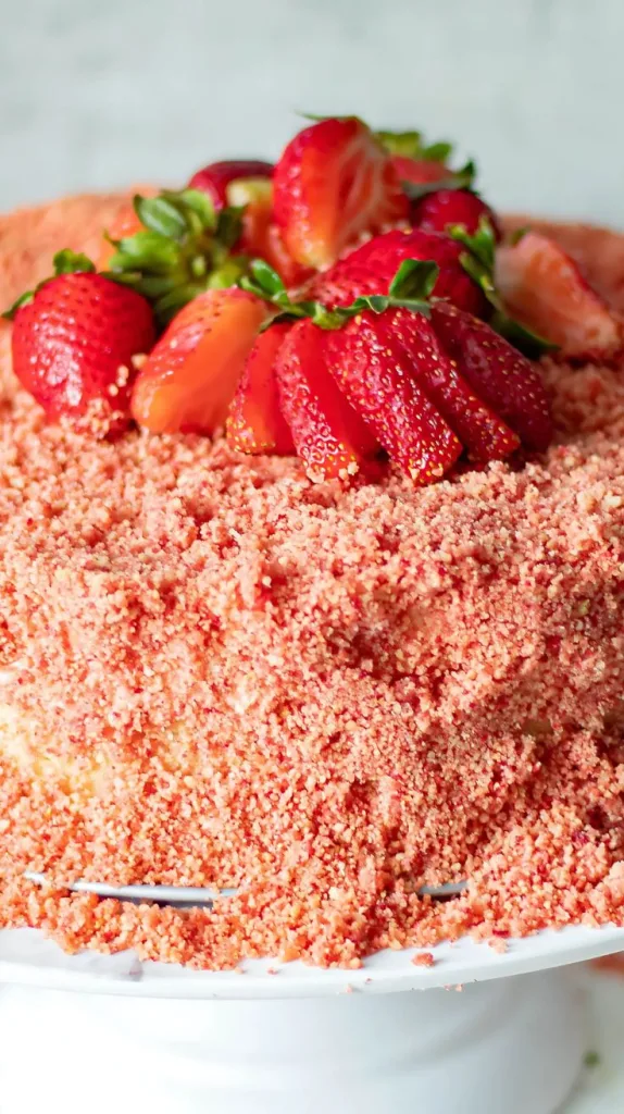 No-Bake Strawberry Crunch Cheesecake Recipe