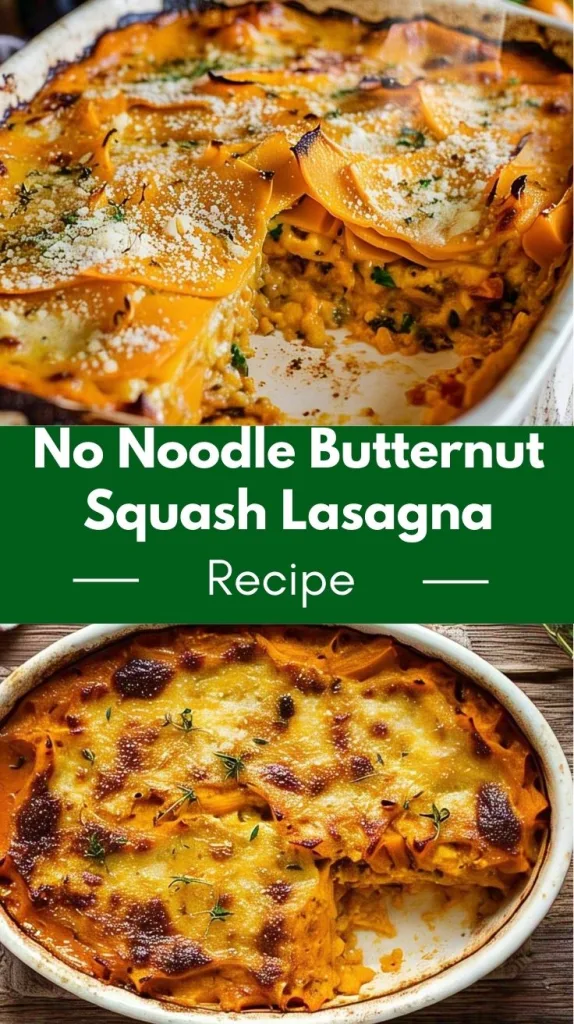 No-Noodle Butternut Squash Lasagna Recipe