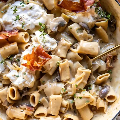 One Pot French Onion Pasta Recipe
