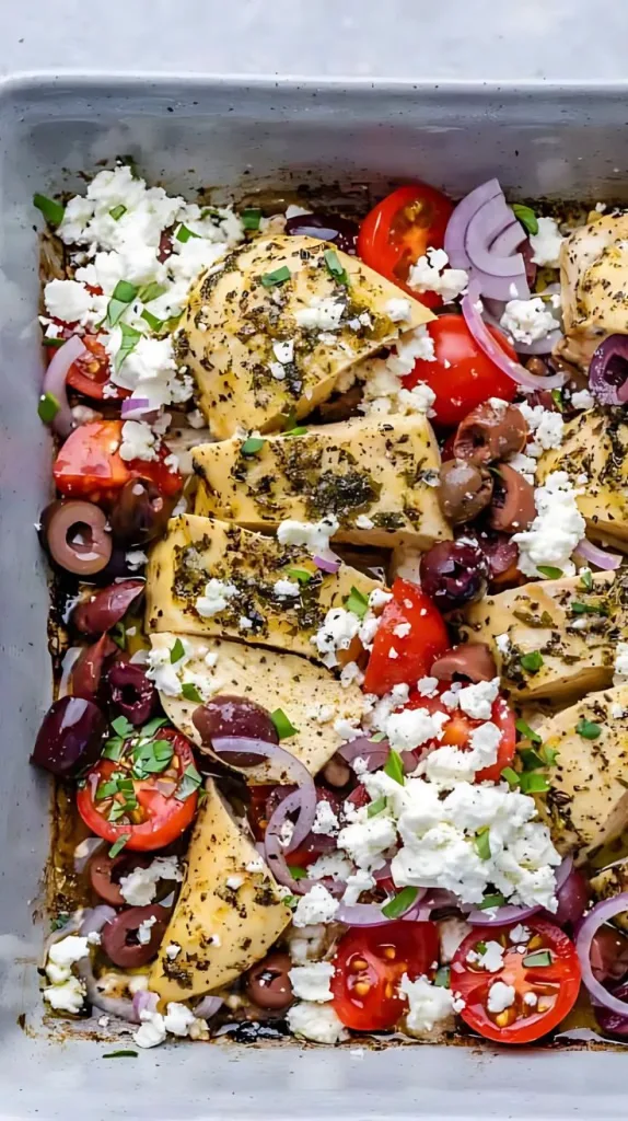 Oven Baked Greek Chicken Breast Recipe