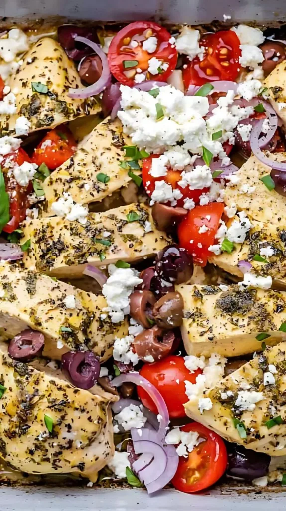 Oven Baked Greek Chicken Breast Recipe