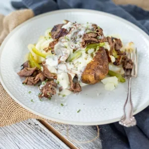 Philly Cheesesteak Baked Potato Recipe