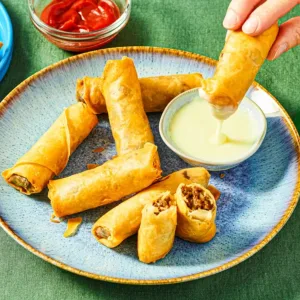 Philly Cheesesteak Egg Rolls