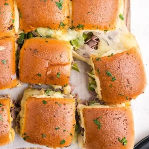 Philly Cheesesteak Sliders Recipe