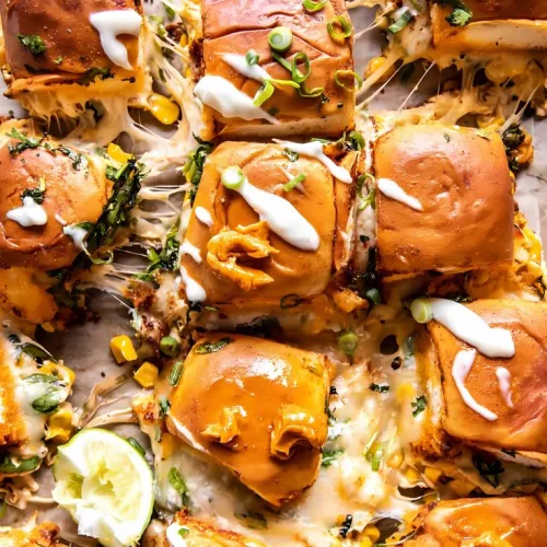 Pull Apart Street Corn Dip Sliders Recipe