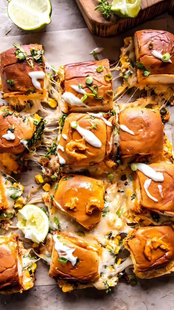 Pull Apart Street Corn Dip Sliders Recipe