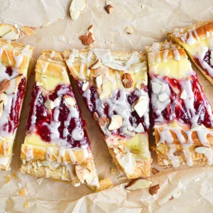 Raspberry Almond Puff Pastry Danish Recipe