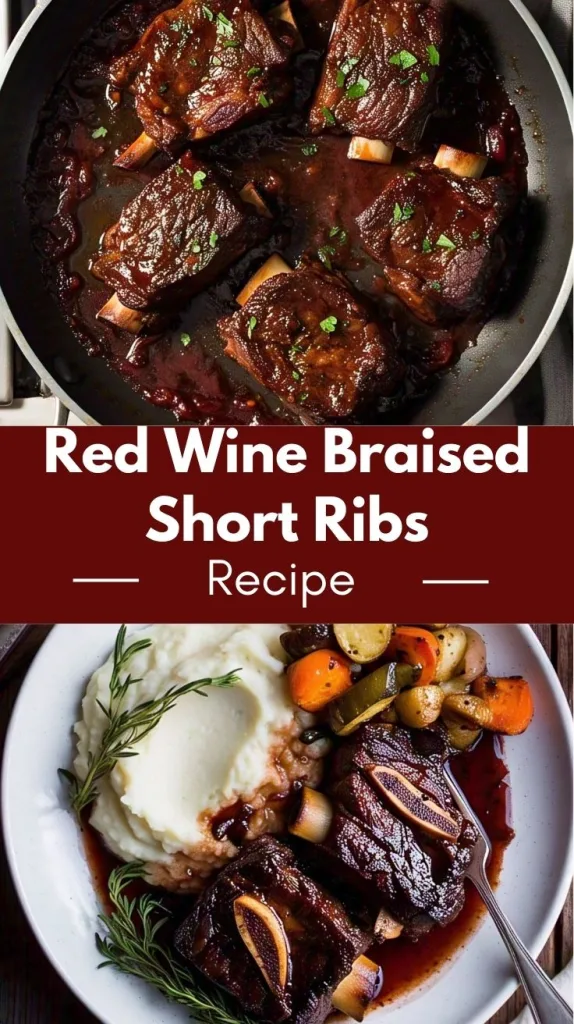 Red Wine Braised Short Ribs