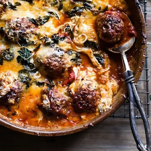 Simple Baked Italian Oregano Meatballs