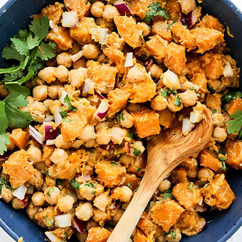 Spiced Summer Squash and Chickpea Salad