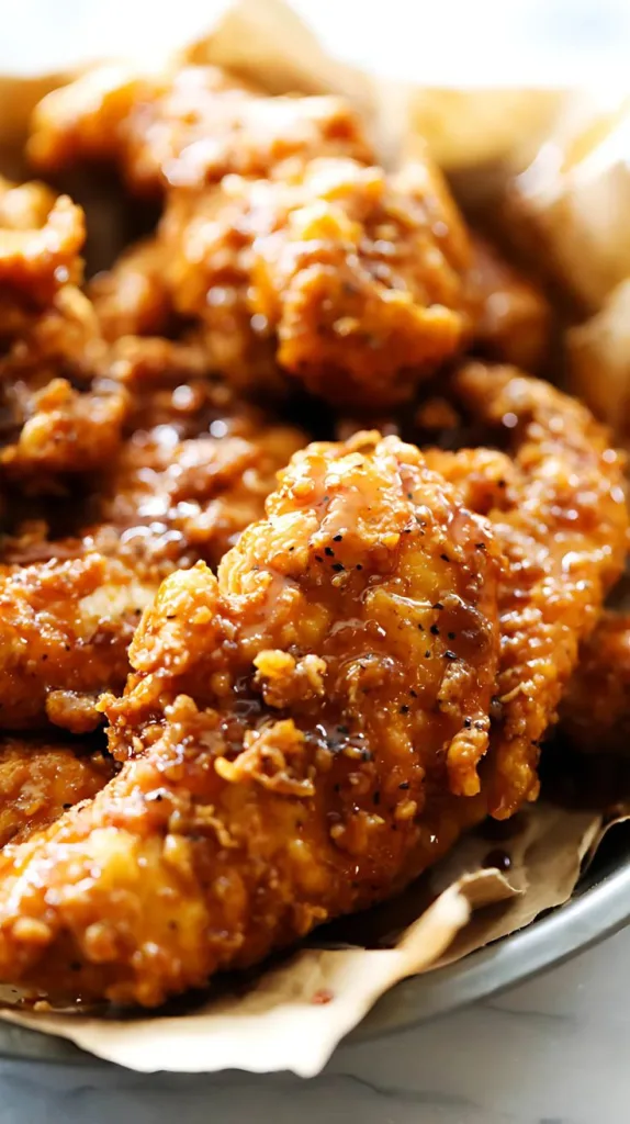 Spicy Honey Crispy Chicken Tenders Recipe