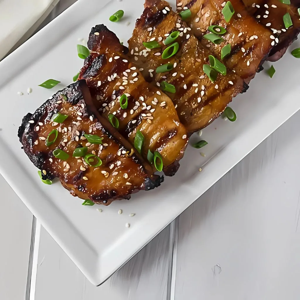 Spicy Korean BBQ Pork Chops