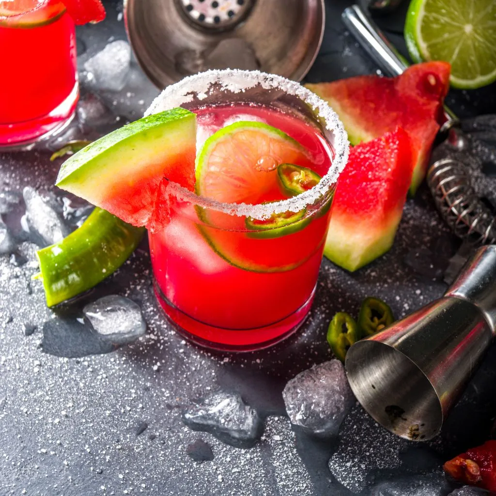 Spicy Watermelon Margarita