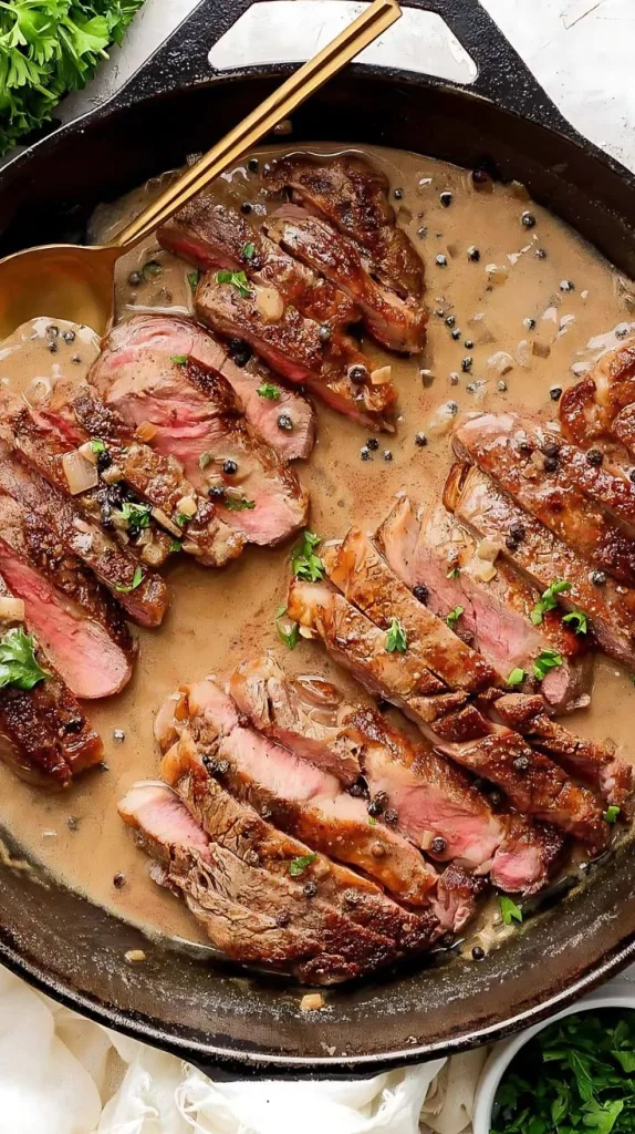 Steak Au Poivre Recipe