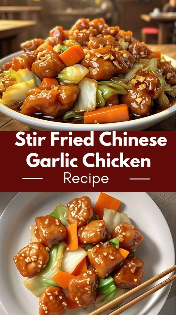 Stir Fried Chinese Garlic Chicken Recipe