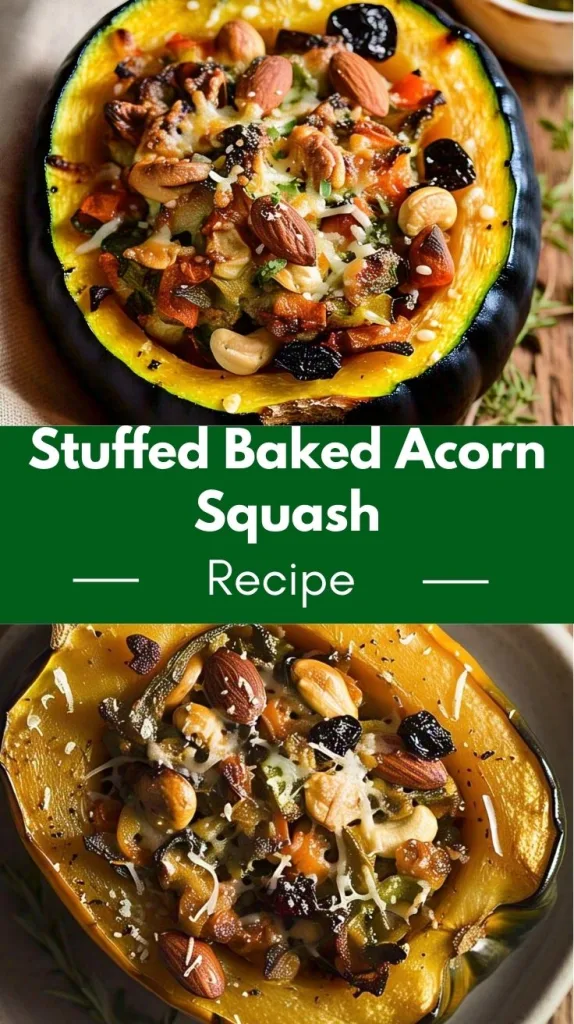 Stuffed Baked Acorn Squash Recipe