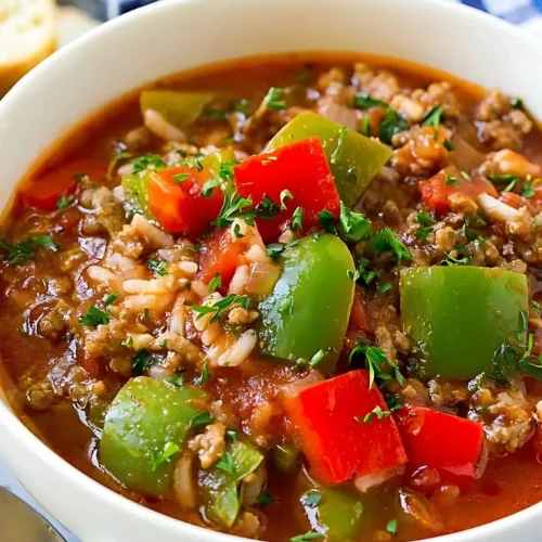 Stuffed Pepper Soup Recipe