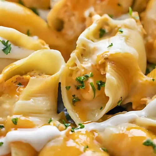 The Best Buffalo Stuffed Shells Recipe