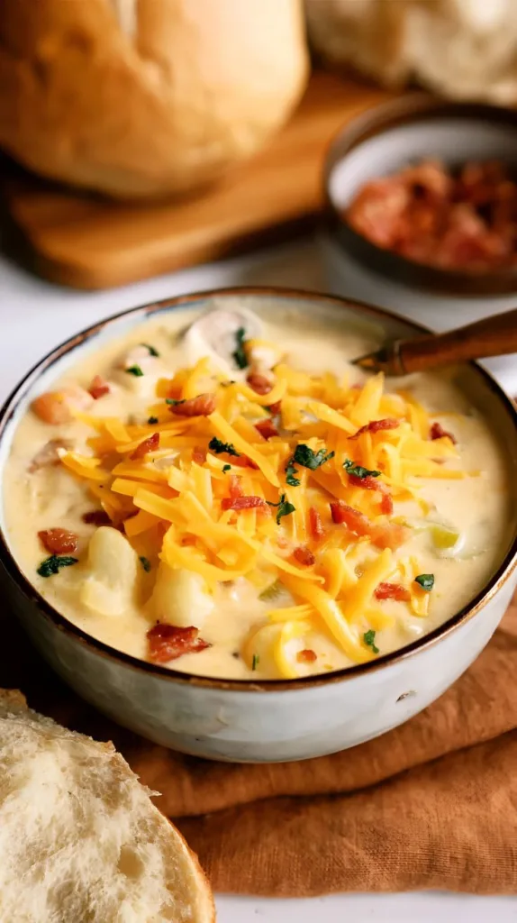 Wisconsin Bacon and Potato Cheese Soup Recipe