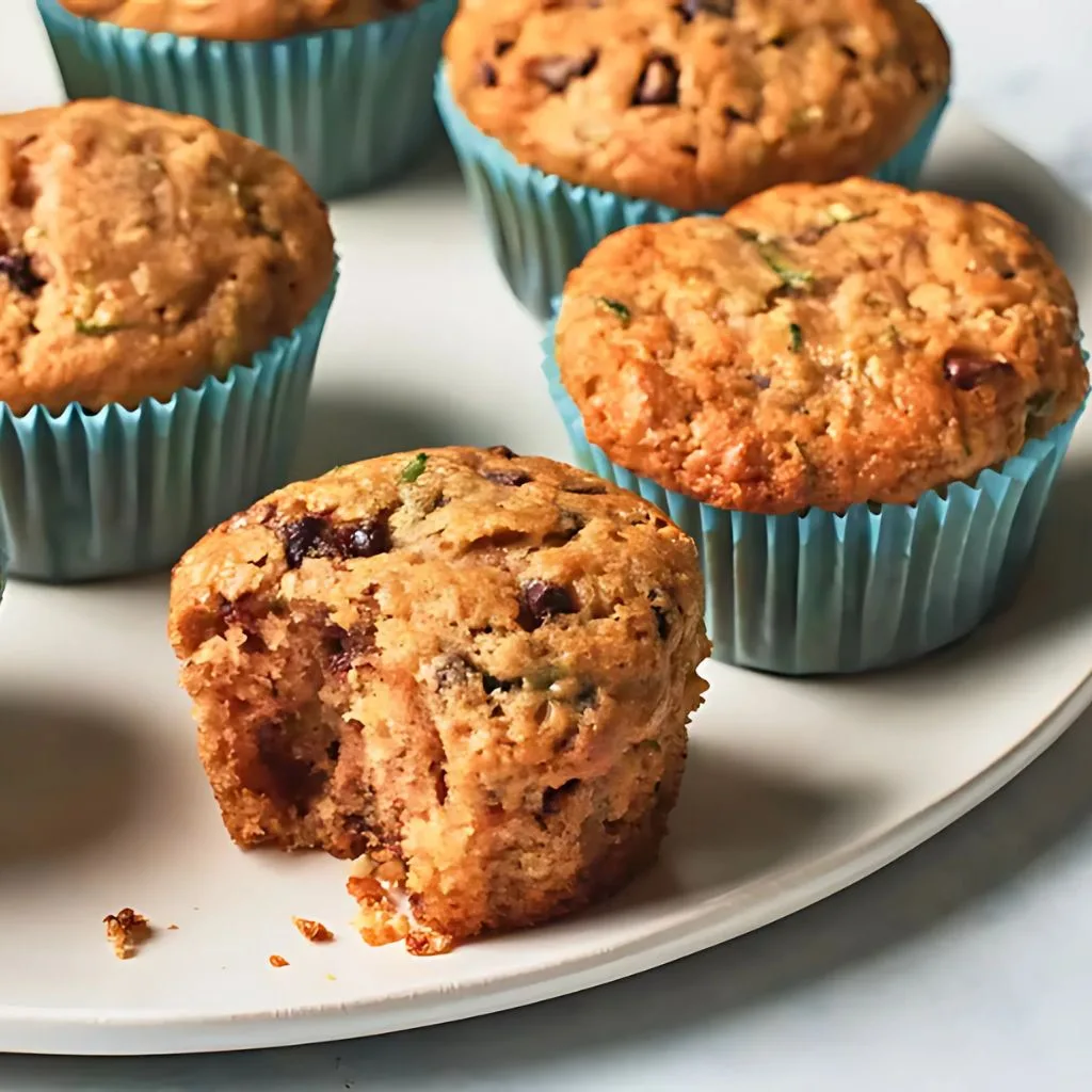 Zucchini Chocolate Chip Muffins