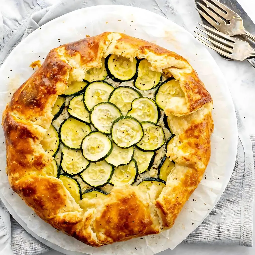 Zucchini and Ricotta Galette