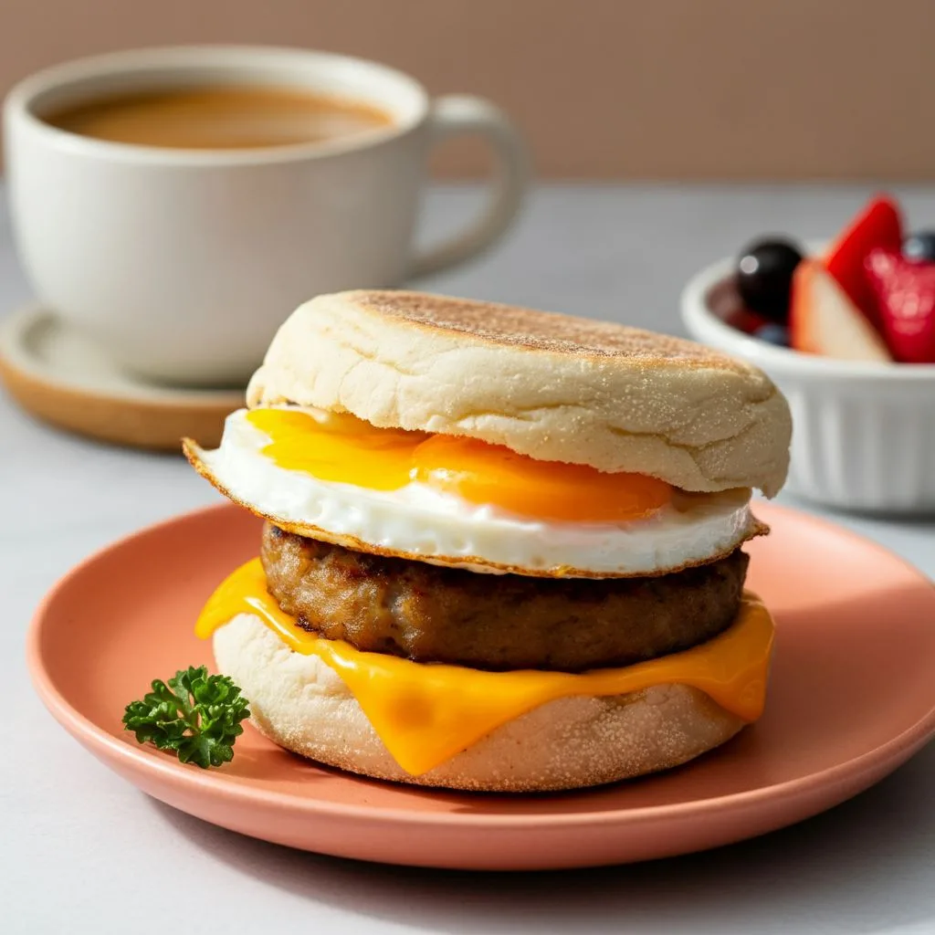 Homemade Sausage Egg McMuffin Recipe