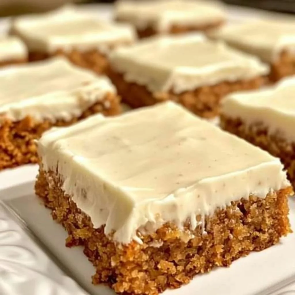 carrot cake bars recipe
