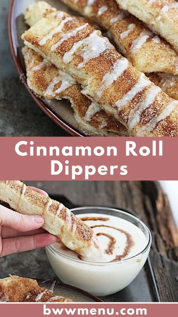 cinnamon roll dippers