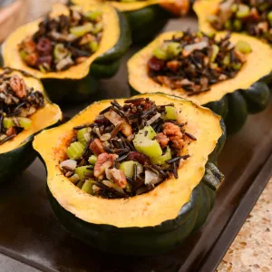 Stuffed Baked Acorn Squash Recipe