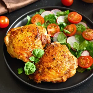 Best Oven Baked Chicken Thighs