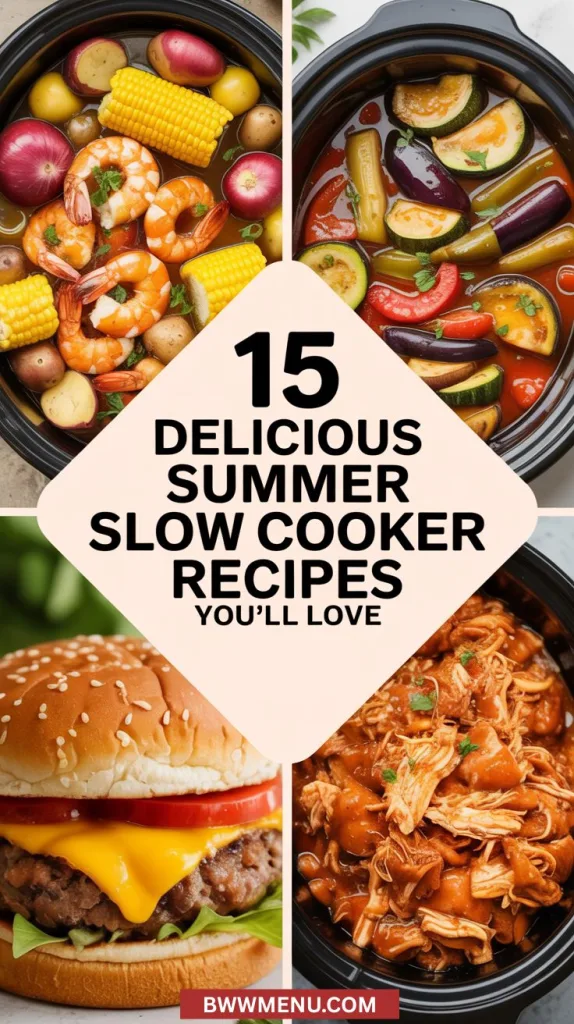 Summer Slow Cooker Recipes