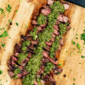 Ribeye Steak with Chimichurri Sauce