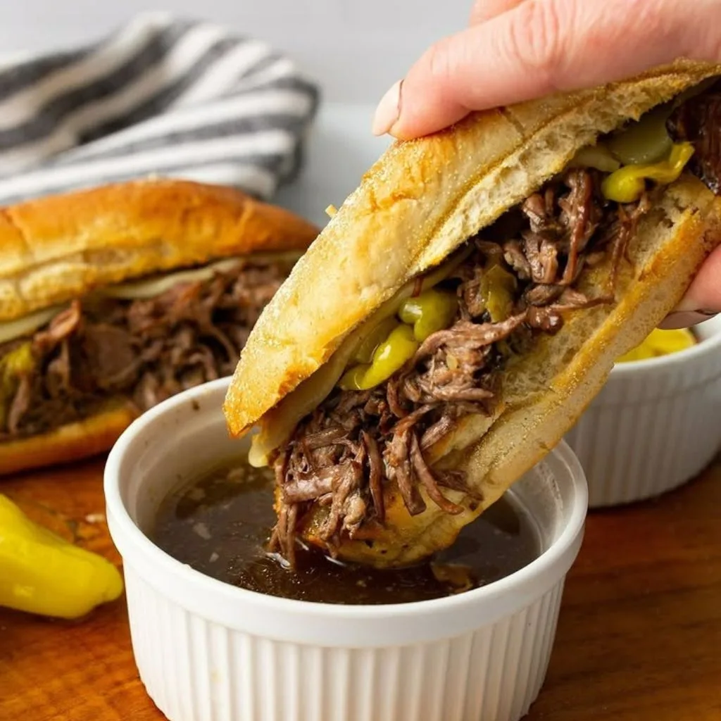 Slow Cooker Italian Beef Sandwiches Recipe