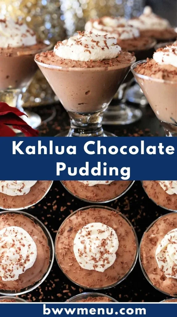 kahlua chocolate pudding