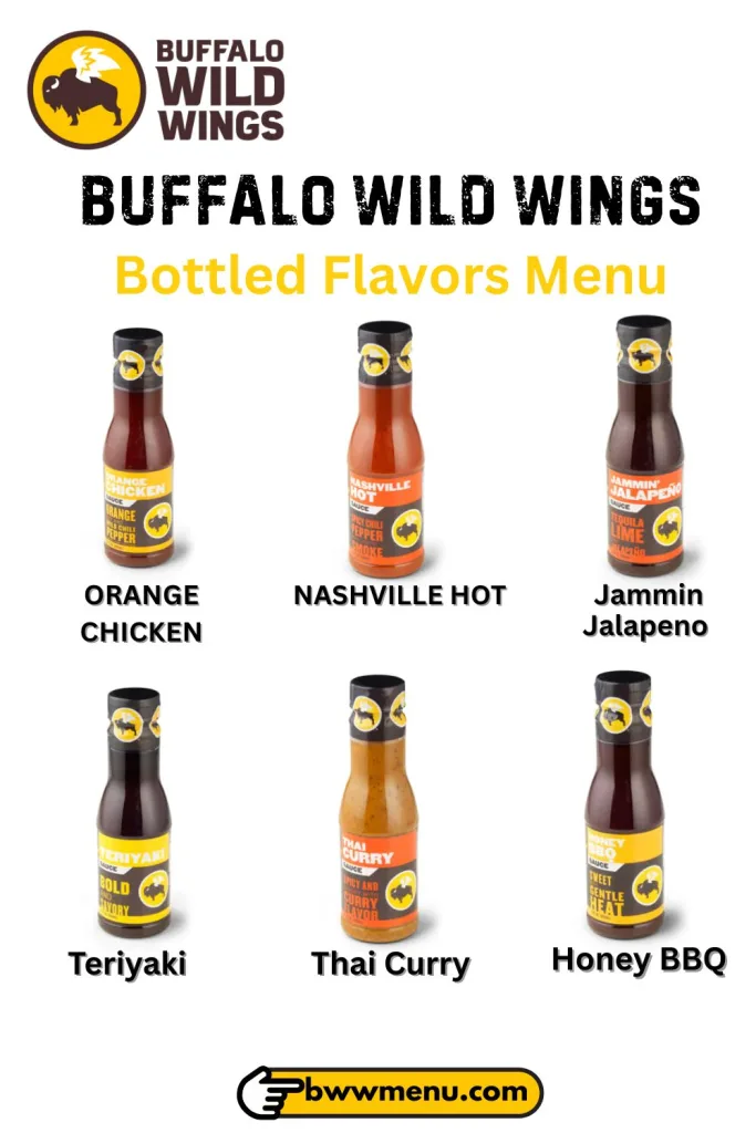 Buffalo Wild Wings Bottled Flavors Sauces