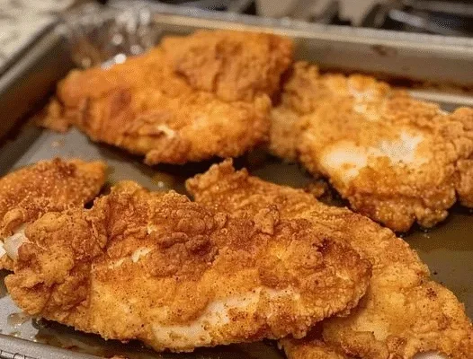 Keto Baked Fried Chicken